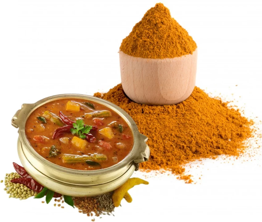 Greenz Fresh Homemade Tasty Sambar Powder (സാമ്പാർ പൊടി) - 250g | Kerala Style Natural Organic Sambar Powder