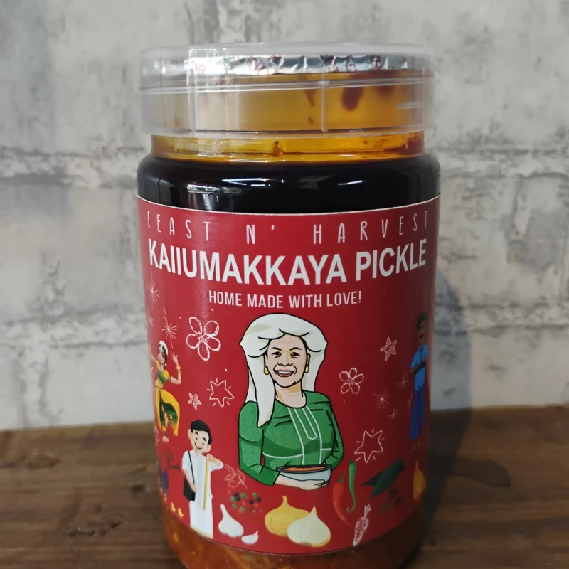 Feast N Harvest Homemade Kallummakaya Pickle No Chemicals And Flavours 250g