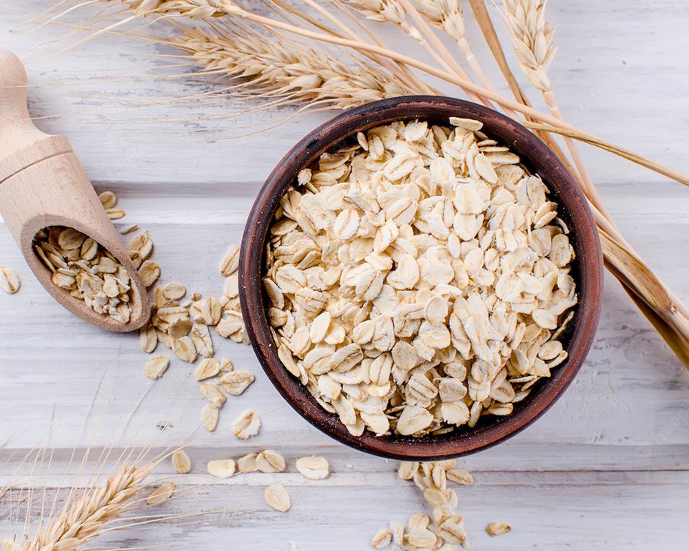 Organic And Rolled Cut Oats (ഓട്സ്) 500G | Gluten Free Oats For Weight Loss | 100% Whole Grain | BreakFast Cereal