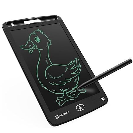 SmartGadgets 8.5 E Rewritable LED Writting Pad With Screen 21.5 cm For Drawing, Playing, Handwriting Gifts For Kids And Adults