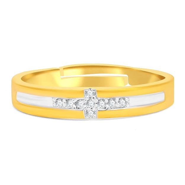 Modern Gold Plated Ring For Women - R80473_8SK