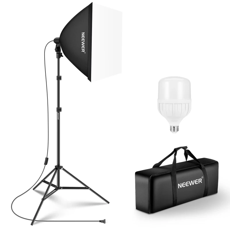 350W Equivalent Softbox Lighting Kit (NK300)