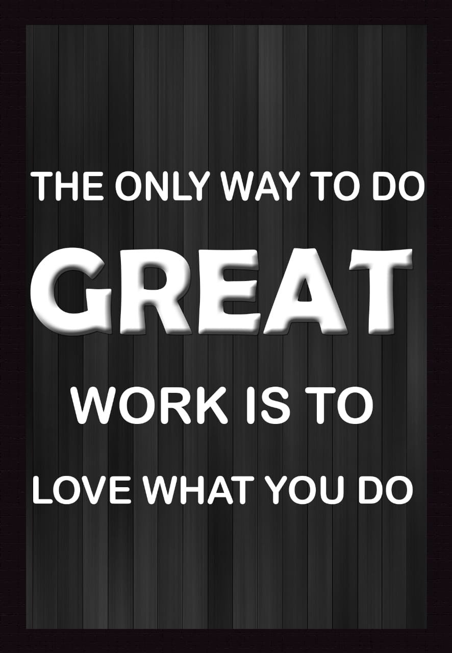 Sanazz World Attractive Laminated Inspirational Quote Wall Hanging Posters With Frame - (Multi Colour & Different Size) | Wall Poster | Home/Office Decoration Poster