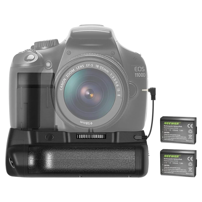 Battery Grip For Canon EOS 1100D/1200D/ Rebel T3/Rebel T5Rebel T6
