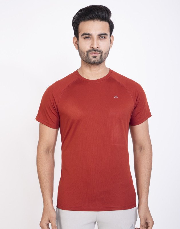 Claxy Active Wear Stylish Regular Fit Round Neck Half Sleeves Sports T-Shirt For Men - Multicolour | Boys T-Shirt | Jersey