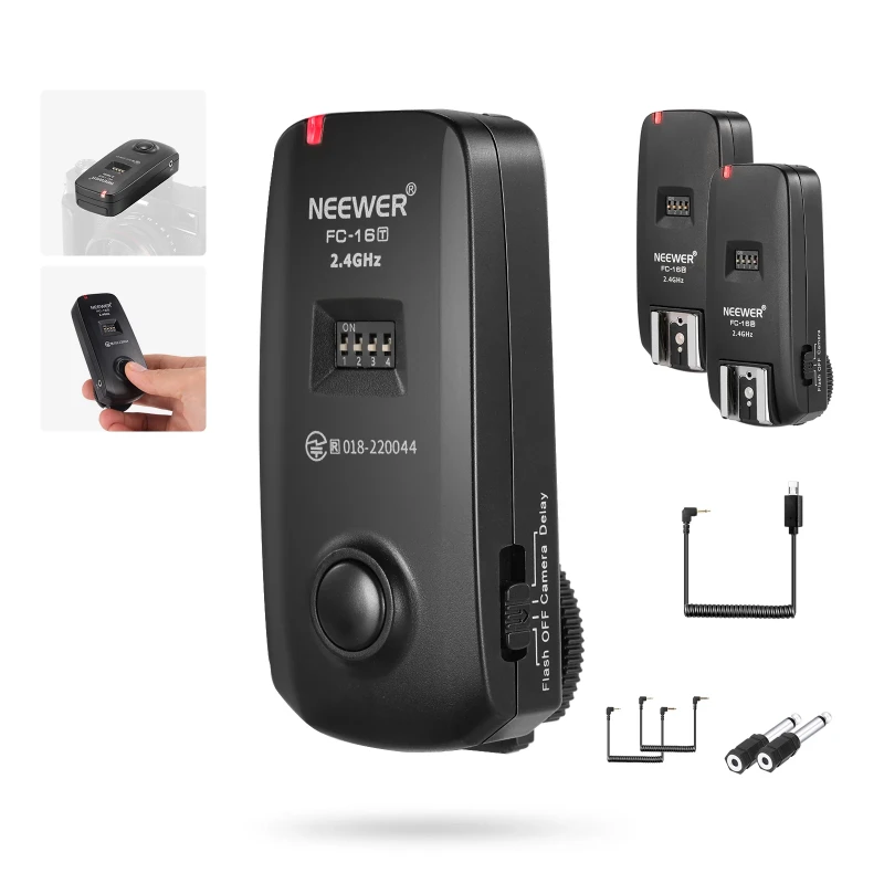 2.4G Wireless Flash Trigger for Sony Cameras (FC-16)