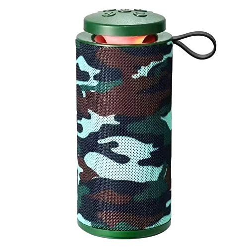 OUD® Super Bass TG-112 Splash Proof Rechargeable with Stereo Audio deep Bass inbuilt Mic, USB, TF Card and AUX with All Bluetooth Enabled Device Speak