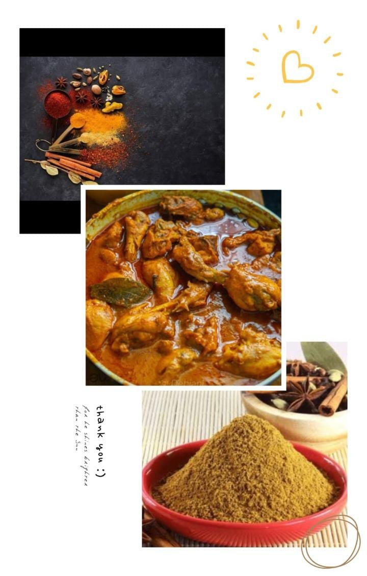 Ammu's Homemade Chicken Masala /  No Artificial Colours And Flavors 100g