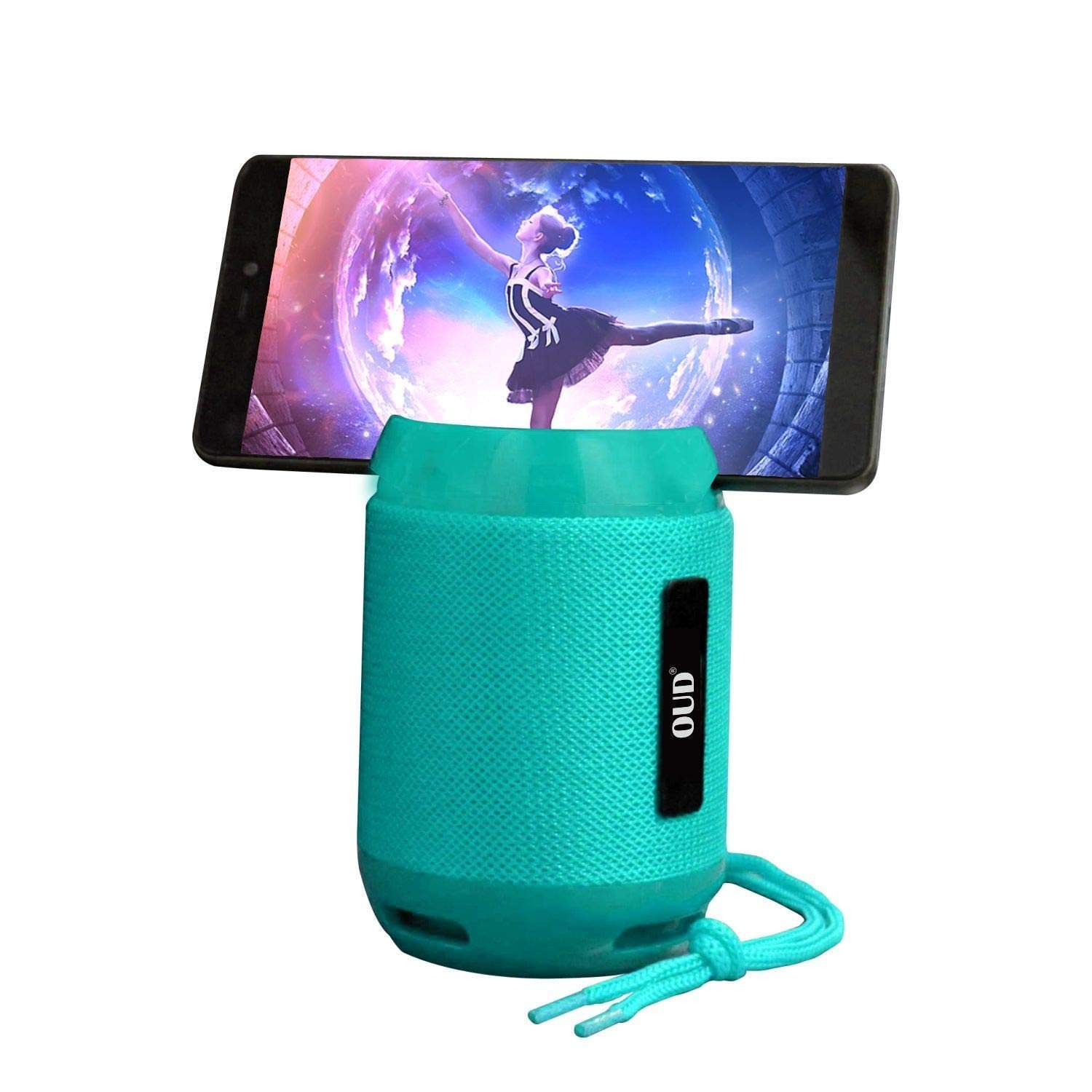 OUD® Super Soundproof Portable Wireless Bluetooth Speaker with 5W Output,Supports 10 Meter Range,Best for House and Outdoor Party (Aqua Blue)