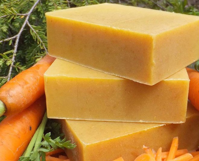 Vaikaa Purely Organic Fresh Carrot Soap For Skin Whitening & Glow - 100 g | Carrot Soap | Skin Care Product