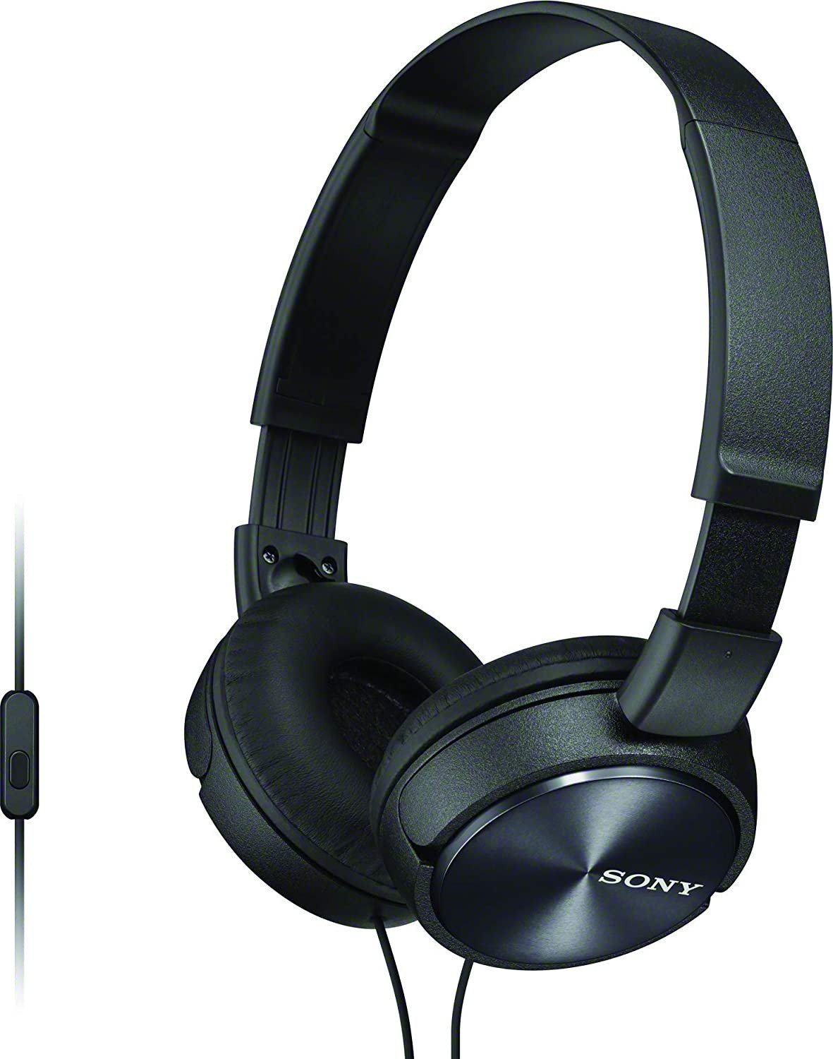 SONY-MDRZX310AB BLACK SONY OVER - HEAD BUILT IN MIKE HEADPHONES