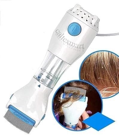 SmartGadgets V Comb Electrical Chemical free Lice Removal Comb/Hair Vacuum Machine For Lice Remove