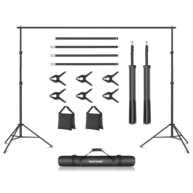 10ft x 7ft Adjustable Background Stand Kit