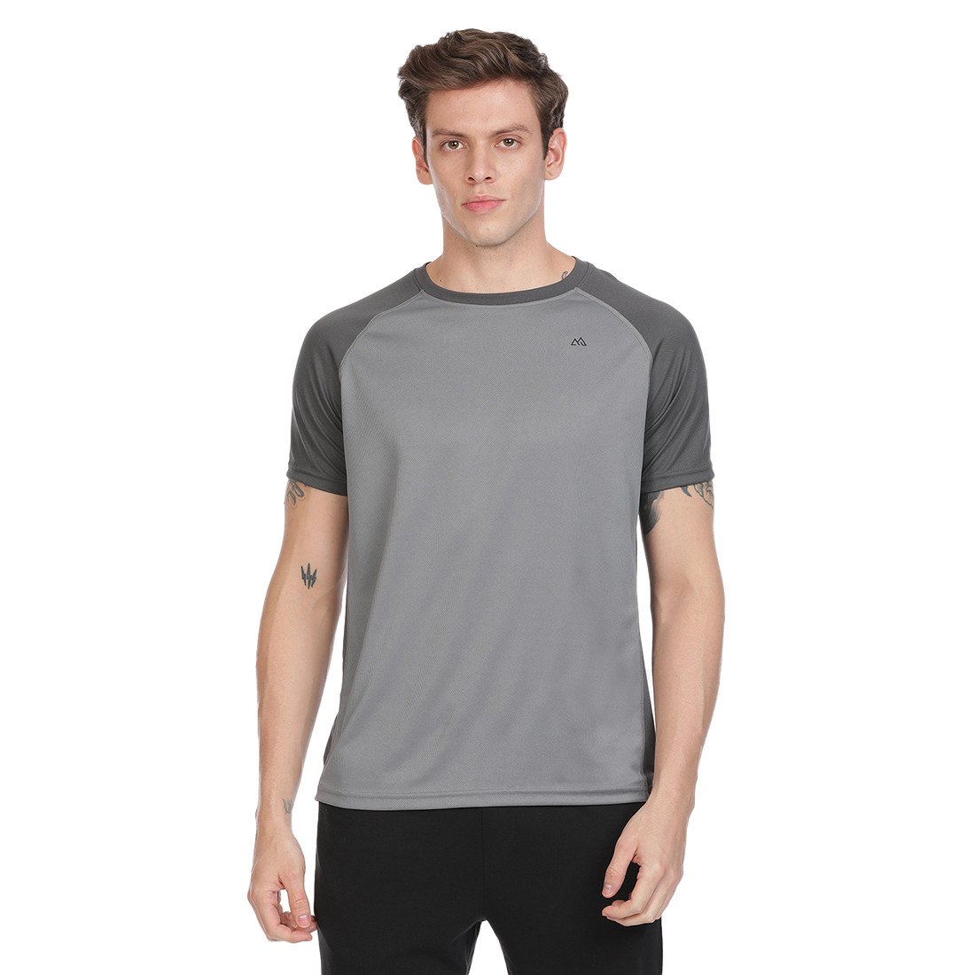 Bleualps Solid Stylish Attractive Activewear Sports Round neck Half Sleeve T-Shirt For Men | Gent's Sports T-Shirt | Gym Workout T- Shirt
