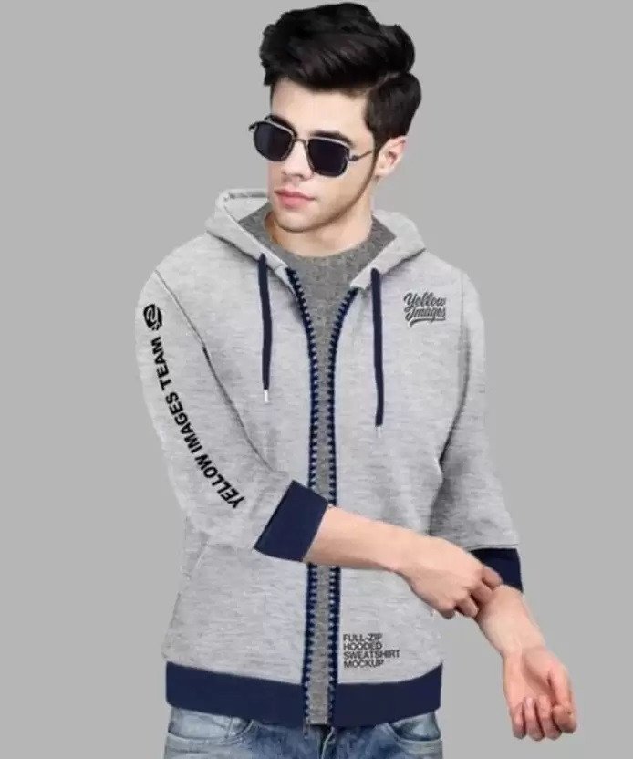 LG Garments Men's Regular Fit Cotton Blend Hooded Full Sleeve Pullover Sweatshirt | Men's Sweatshirt (S, M, L, XL, XXL)