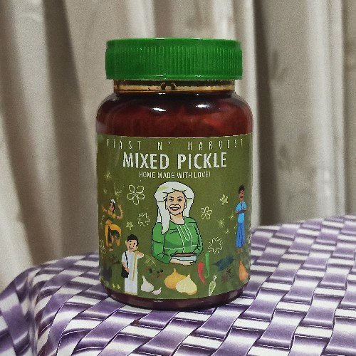 Feast N Harvest Homemade Mixed Pickle No Chemicals And Flavours 250g