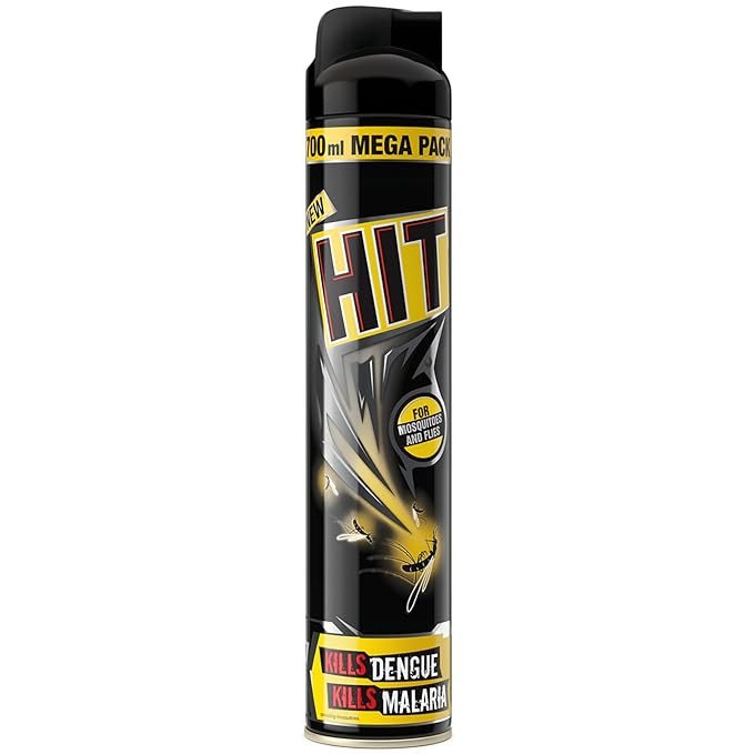 Hit Flying Insect Killer (Mosquito & Fly Killer Spray) - 200ml, 320ml, 400ml, 700ml (Pack Of 1) | Instant Kill | Protection From Dengue & Malaria