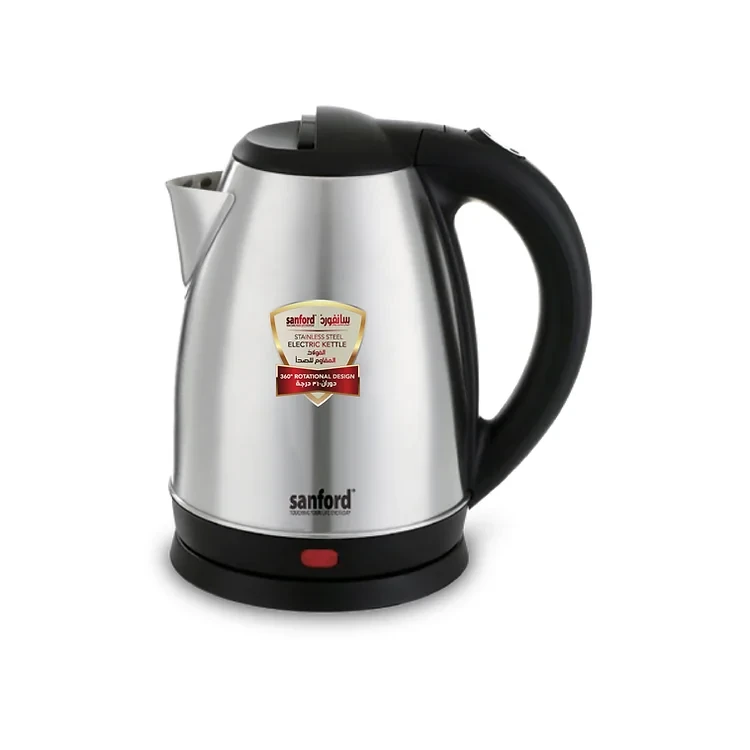 Sanford Stainless Steel Electric Kettle 1.8 Liter Mat Finish | SF3343EK-1.8L BS MAT | Tea Pot | Coffee Pot | 1500 Watts