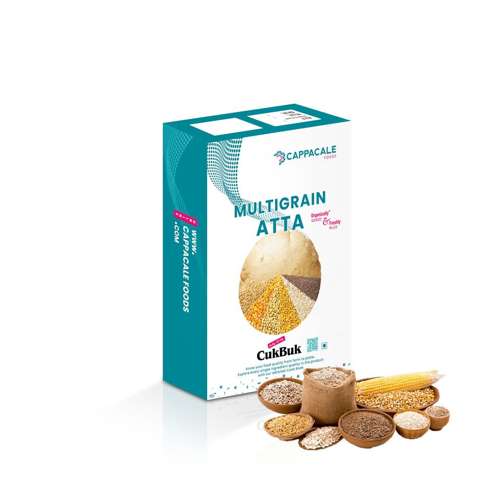 Fresh And Healthy Multigrain Atta 1Kg | Gluten Free | Source Of Fiber | Diabetic Friendly
