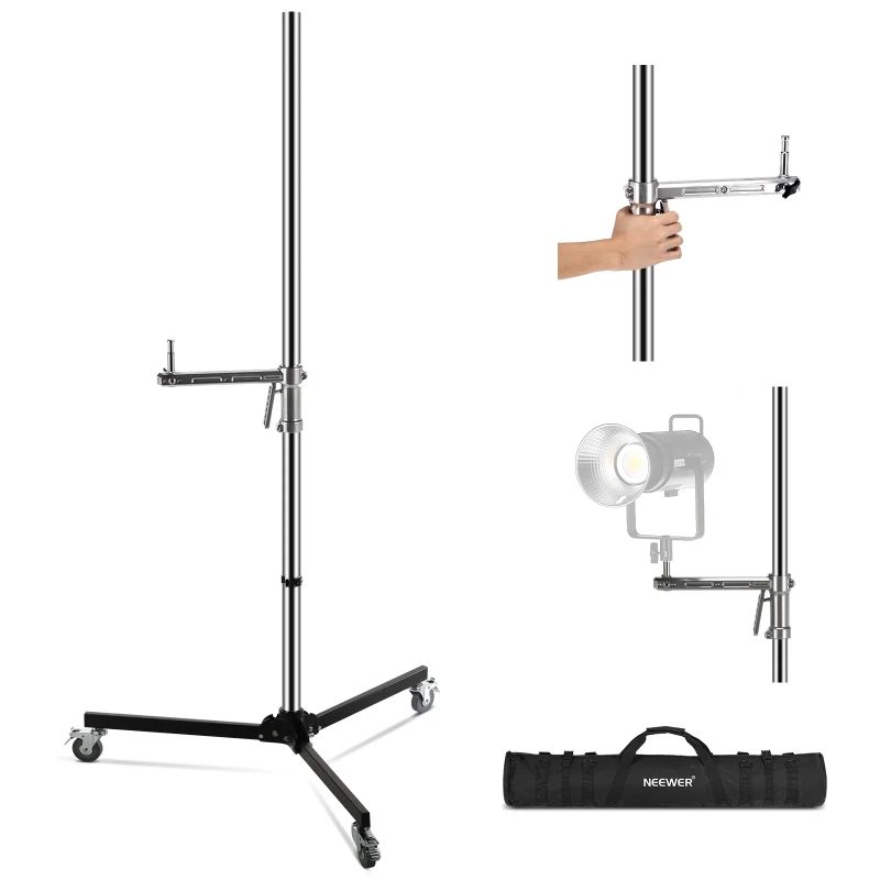 88"/224cm Stainless Steel Light Stand (ST003)