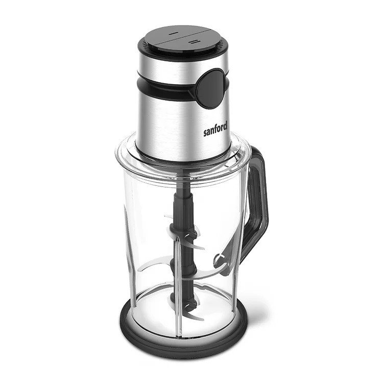 Sanford Food Chopper 400 Watts 3 Layer 2.0 Litre - Black Colour | SF5587FC BS | Ice Crush | Chopping Fruits | Meat | Vegetables | Fish & Poultry | Vegetable Cutter | Slicer