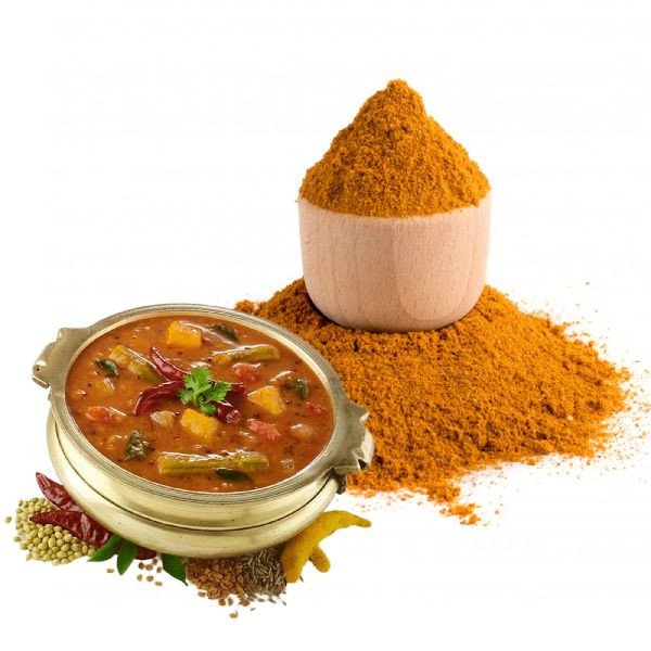 Chettinad Natural Organic Pure Sambar Masala Powder 500 Gram ( Pack of 1 ) | Blended Whole Sambar Spices | Sambar Masala | Homemade Sambar Masala | Sambar Podi