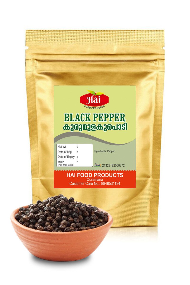 HAI's Premium Black Pepper Powder – The King of Spices | 100% Pure & Natural Pepper Powder | No Additives or Preservatives | Enhances Flavor in Every Dish-100g