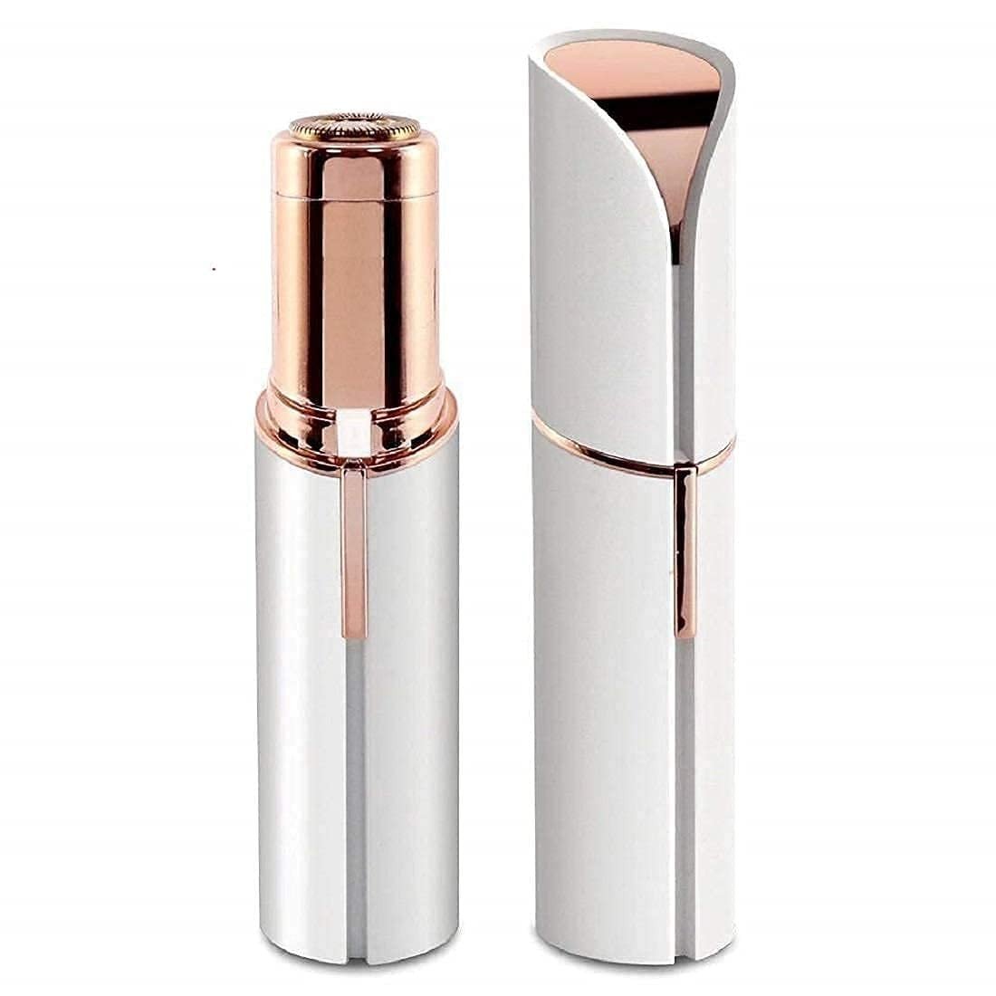 Mini Flawless Eyebrow Trimmer – Lipstick-Style Facial Hair Remover for Women | Battery-Operated Epilator for Eyebrow, Upper Lip, Chin & Face