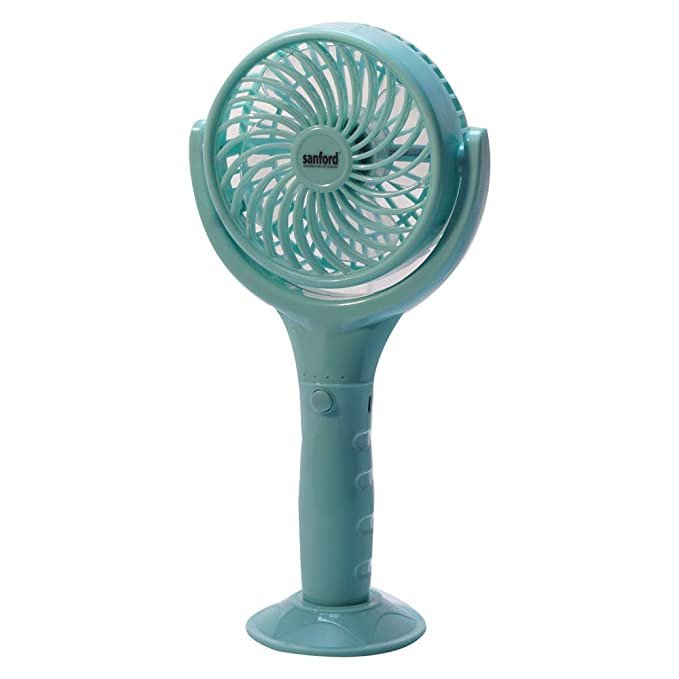 Sanford Rechargeable USB Hand Fan 4.5 Watts | SF936HFN | 3 Speed Fan | Light Weight | Portable Fan | Button Control