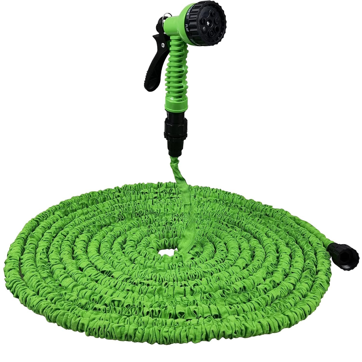 SmartGadgets Garden Hose Pipe , Expandable Water Hose Pipe 3 Times Expanding Lawn Hose with High Pressure Hose 7 Function Spray Nozzle, Durable Flexible Garden Hose for Lawn Pet Car Boat Wash Gardenin