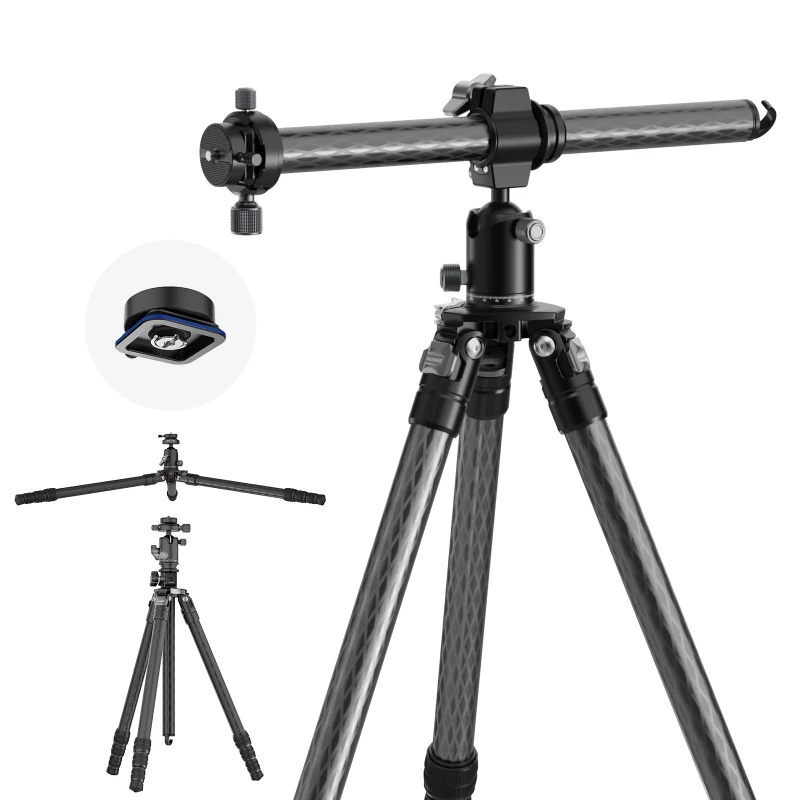 69.7" Overhead Horizontal Carbon Fiber Tripod (TP28)