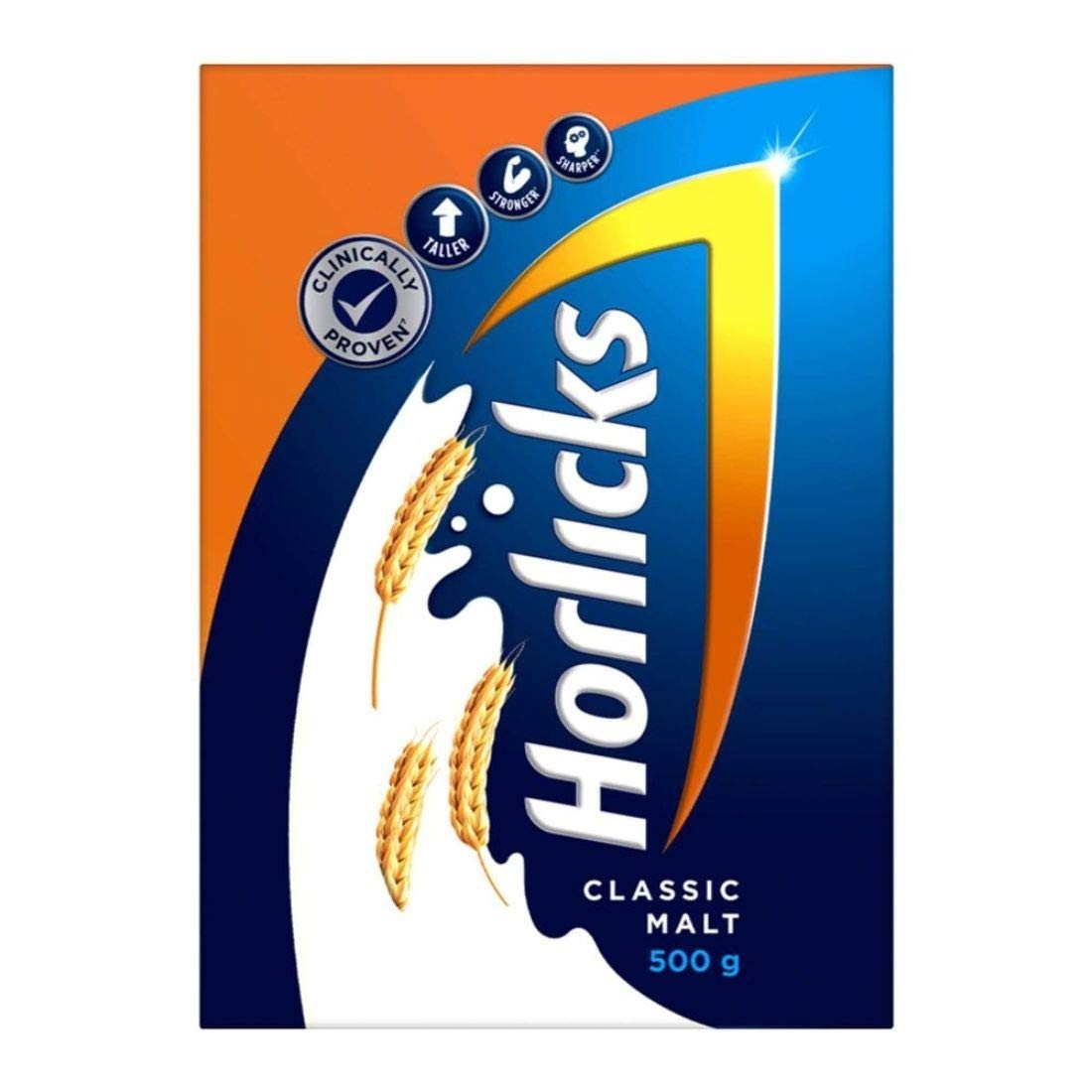 Horlicks Health & Nutrition Drink 500g Refill Pack, For Immunity And 5 Signs Of Growth (Classic Malt)