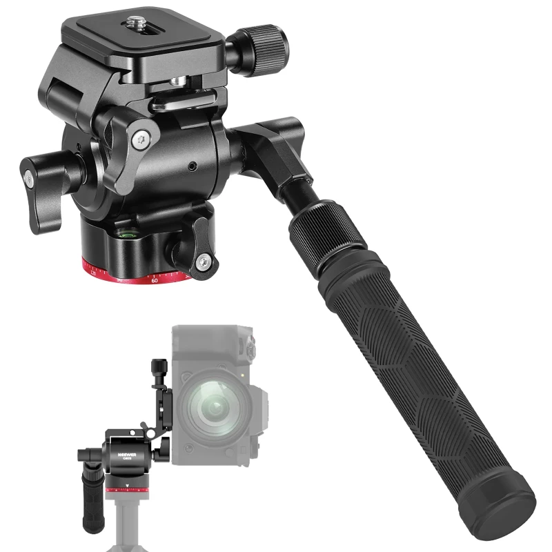 Video Tripod Head Upgraded Horizontal Switch (GM26)