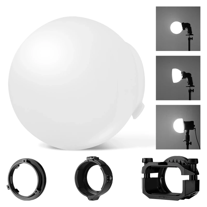 Diffusion Dome with 3 Adapter Rings (CRS6)