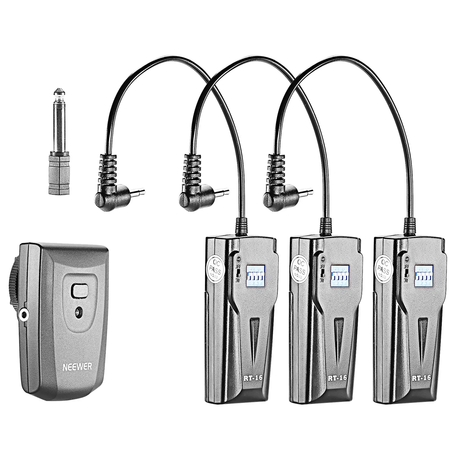 NEEWER Wireless Trigger for S101 Studio Flash (RT-16) - With Three Receiver