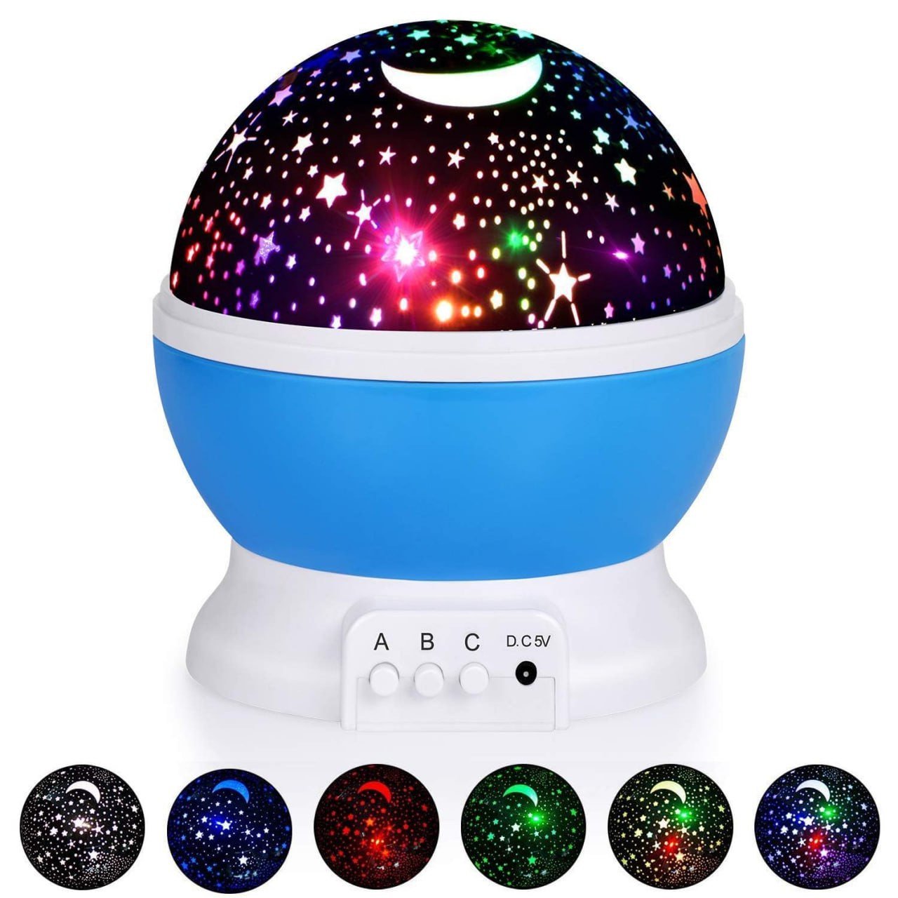 SmartGadgets Star Master Galaxy Night Projector Lamp 360 Rotating Colorful Lights Starry Space Projection Home Room Decoration Design Gift for Kids Boy & Girl