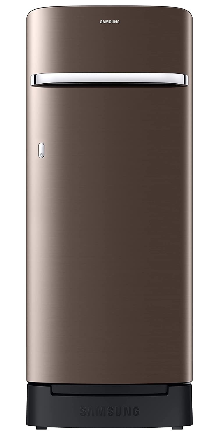 Samsung 225L 4 Star Inverter Direct Cool Single Door Refrigerator (RR23B2H2XDX/HL, Luxe Brown)
