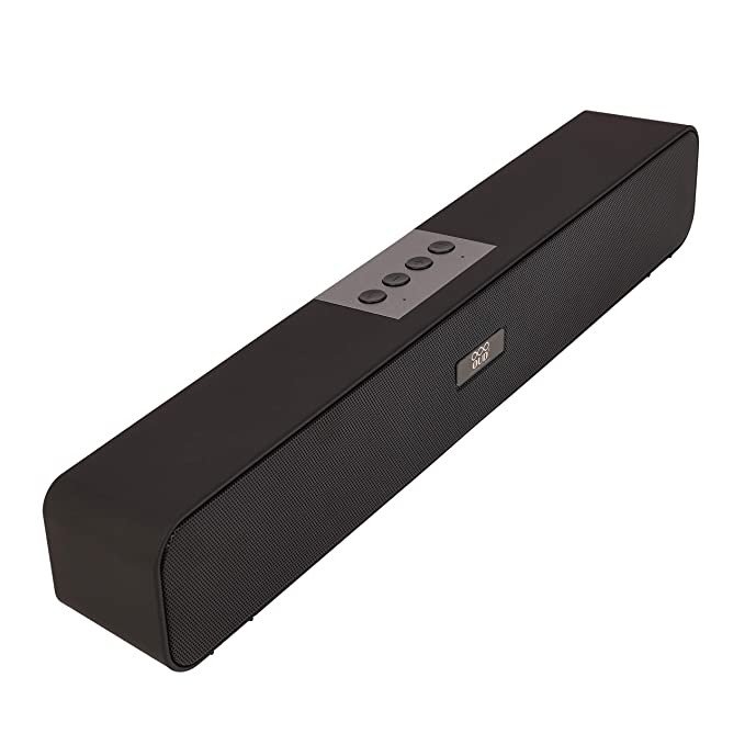 OUD BT-590FM/A7 Portable Bluetooth Wireless Wooden with FM Radio USB Slot SD Card AUX Cable Mic Built-in 1200mAh with Rechargeable Battery TWS Speaker (BT-590FM) Visit the OUD Store