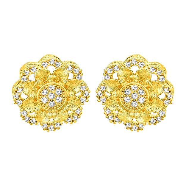 Fabulous Gold Plated Stud Earring For Women (E102025)
