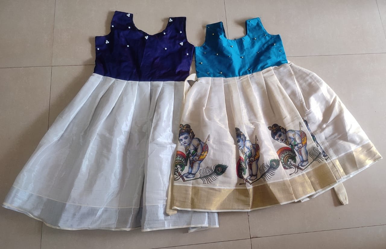 Avanika Collection's Baby Girl Stylish Kids Frock - Multicolour