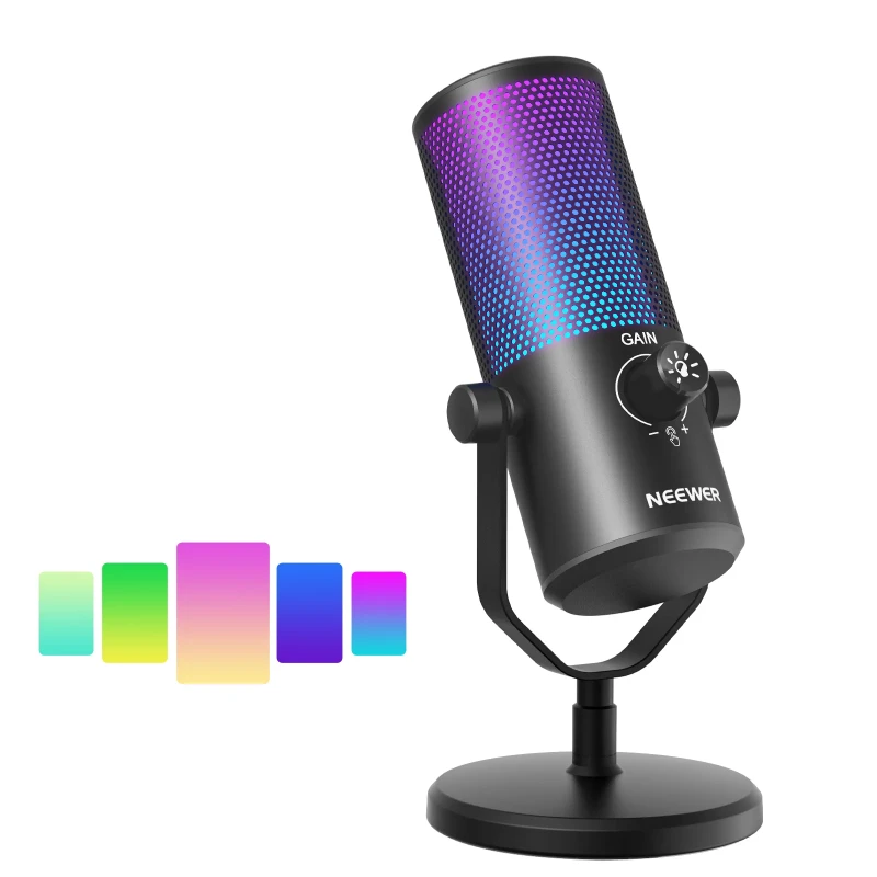 RGB Light USB Gaming Microphone (CM24)
