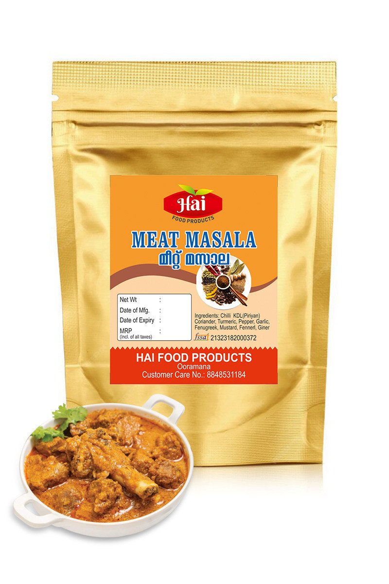 HAI's Meat Masala | Authentic Meat Masala Powder | No Added Preservatives | 100g Pack | Perfect for Curries & Marinades | Fresh, Aromatic & Flavorful Spice Blend