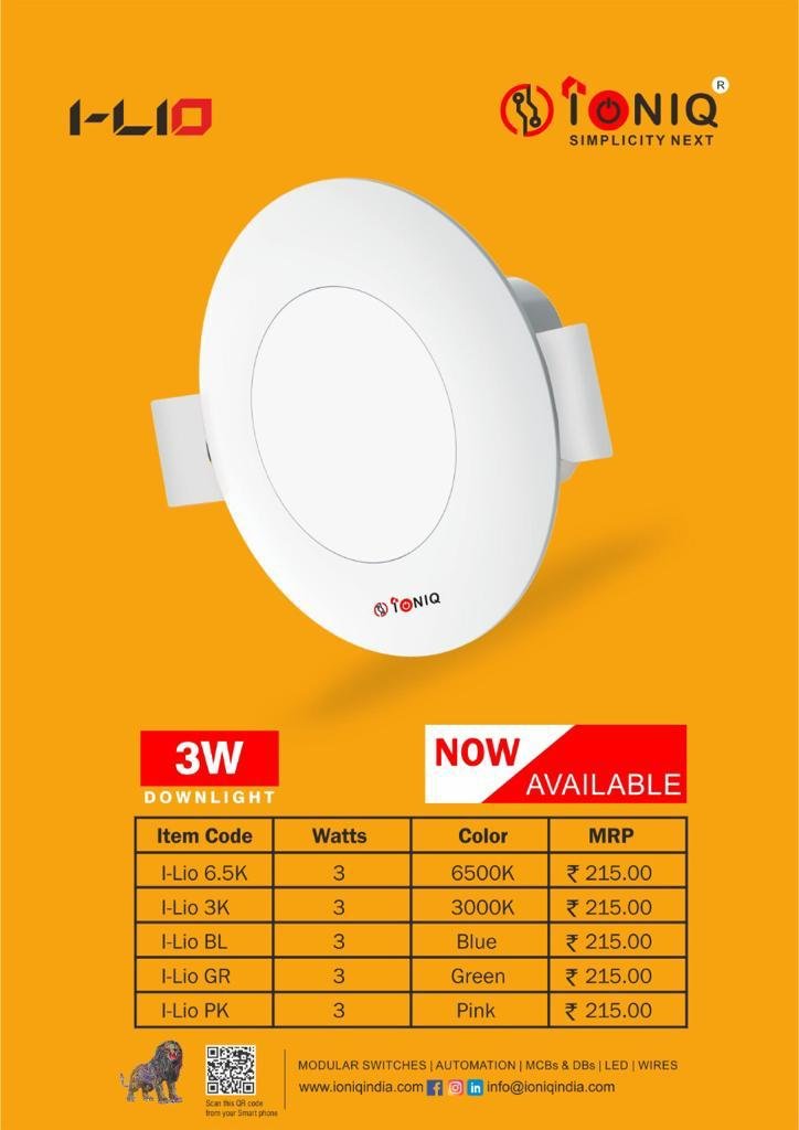 3W DOWNLIGHT, IONIQ
