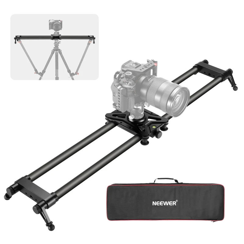 NEEWER 47.2in/120cm Carbon Fiber Camera Slider ( CS120CM)