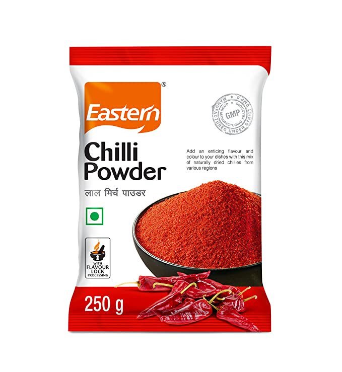Kerala Eastern Chilly Powder (മുളകുപൊടി) - 100g, 250g, 500g | Mulakupodi .
