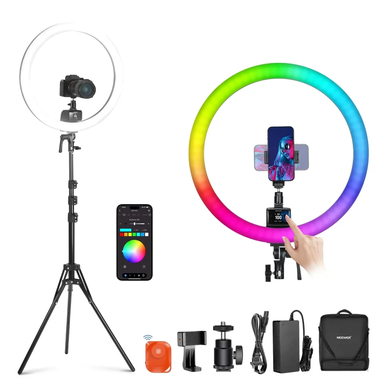 RGB App Control 2500K-10000K Ring Light Kit (SRP18C)