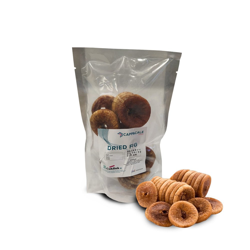 Cappacale Dry Fig | Dried Afghani Anjeer | Non GMO Dried Fig | 250g