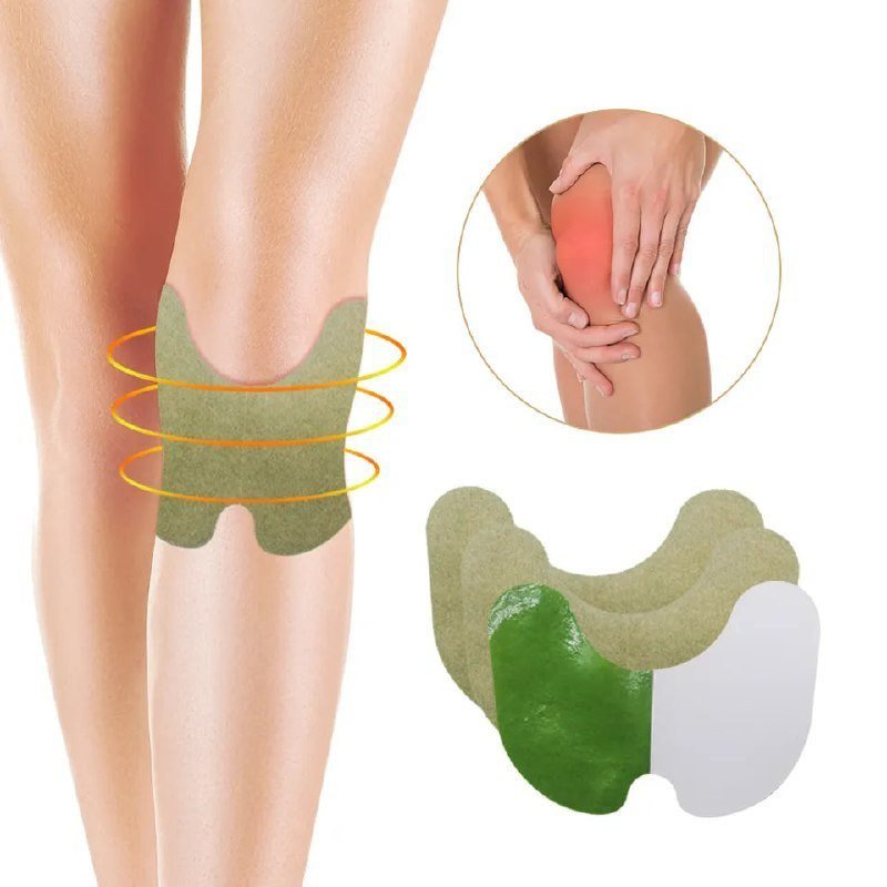 SmartGadgets Knee Patches for Instant Relief | Inflammation Patch Sticker | Joint Pain Patch for Knee, Back, Neck, Shoulder Pain | Self-heating Moxibustion Sticker - 10 Patches