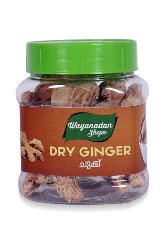 Kerala Homemade Natural Organic Dry Ginger (ചുക്ക്) - 100g | Kerala Spices | Wayanadan Spices