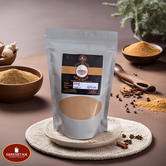 Shreshtam Traditional Homemade Tasty Chutney Podi | Organic & Fresh Kerala Style Chutney Powder(dosa/idli podi)– 250g